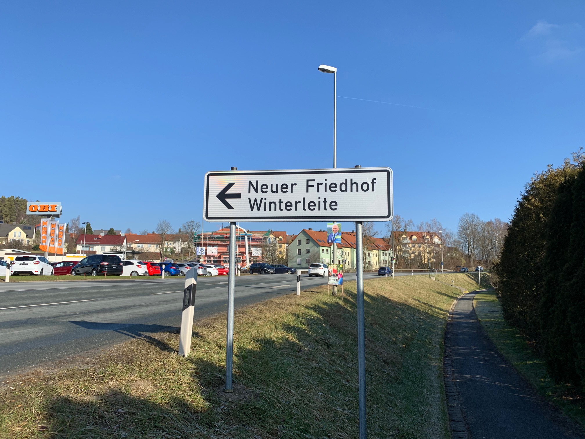 Deutliche Ausschilderung für Friedhöfe in Pegnitz